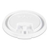 Lift Back And Lock Tab Cup Lids, Fits 8 Oz Cups, White, 100/sleeve, 10 Sleeves/carton Lift Back And Lock Tab Cup Lids, Fits 8 Oz Cups, White, 100/sleeve, 10 Sleeves/carton