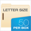 Manila Fastener Folders, 1/3-cut Tabs: Assorted, 2 Fasteners, Letter Size, Manila Exterior, 50/box