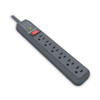 Guardian Surge Protector, 6 Outlets, 15 Ft Cord, 540 Joules, Gray Guardian Surge Protector, 6 Outlets, 15 Ft Cord, 540 Joules, Gray