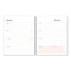 Joselyn Weekly/monthly Planner, Floral Artwork, 11 X 8.5, Pink/peach/black Cover, 12-month (jan To Dec): 2025 Joselyn Weekly/monthly Planner, Floral Artwork, 11 X 8.5, Pink/peach/black Cover, 12-month (jan To Dec): 2025