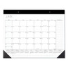Contemporary Monthly Desk Pad, 22 X 17, White Sheets, Black Binding/corners,12-month (jan To Dec): 2025 Contemporary Monthly Desk Pad, 22 X 17, White Sheets, Black Binding/corners,12-month (jan To Dec): 2025