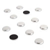 High Energy Magnets, Circle, Black, 1.25" Dia, 8/pack
