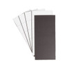 Dry Erase Magnetic Tape Strips, 6" X 0.88", White, 25/pack