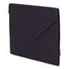 Soft Touch Cloth Expanding Files, 2" Expansion, 1 Section, Letter Size, Dark Blue