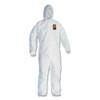 A40 Elastic-cuff And Ankles Hooded Coveralls, 2x-large, White, 25/carton A40 Elastic-cuff And Ankles Hooded Coveralls, 2x-large, White, 25/carton