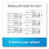 Five-part 1099-nec Tax Forms, 8.5 X 11, 3/page, 50/pack