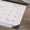 Desk Pad, 24 X 19, White Sheets, Black Binding, Black Corners, 12-month (jan To Dec): 2025 Desk Pad, 24 X 19, White Sheets, Black Binding, Black Corners, 12-month (jan To Dec): 2025
