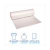 High Density Industrial Can Liners Coreless Rolls, 60 Gal, 13 Microns, 38 X 60, Natural, 8 Rolls Of 25 Bags
