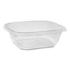 Earthchoice Square Recycled Bowl, 32 Oz, 7 X 7 X 2, Clear, 300/carton Earthchoice Square Recycled Bowl, 32 Oz, 7 X 7 X 2, Clear, 300/carton