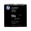 CE255XD SET | HP 55X | Original HP High-Yield LaserJet Toner Cartridges 2-Pack - Black CE255XD SET | HP 55X | Original HP High-Yield LaserJet Toner Cartridges 2-Pack - Black