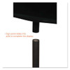 Double-sided Magnetic Sign Display, 8 1/2 X 11 Insert, 56" Tall, Clear/black Double-sided Magnetic Sign Display, 8 1/2 X 11 Insert, 56" Tall, Clear/black