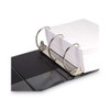 Nonstick D-ring View Binder, 3 Rings, 6" Capacity, 11 X 8.5, Black Nonstick D-ring View Binder, 3 Rings, 6" Capacity, 11 X 8.5, Black