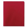 Two-pocket Folder, Textured Paper, 100-sheet Capacity, 11 X 8.5, Red, 25/box Two-pocket Folder, Textured Paper, 100-sheet Capacity, 11 X 8.5, Red, 25/box