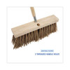 Street Broom Head, 6.25" Brown Palmyra Fiber Bristles, 16" Brush Street Broom Head, 6.25" Brown Palmyra Fiber Bristles, 16" Brush