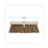 Street Broom Head, 6.25" Brown Palmyra Fiber Bristles, 16" Brush Street Broom Head, 6.25" Brown Palmyra Fiber Bristles, 16" Brush
