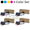 Original Xerox Phaser 6128 Black Cyan Magenta Yellow Toner Cartridge 4-Pack 106R01452 106R01453 106R01454 106R01455