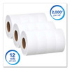 Essential Jrt Jumbo Roll Bathroom Tissue, Septic Safe, 1-ply, White, 2,000 Ft, 12 Rolls/carton