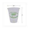Greenstripe Renewable And Compostable Cold Cups, 12 Oz, Clear, 50/pack, 20 Packs/carton Greenstripe Renewable And Compostable Cold Cups, 12 Oz, Clear, 50/pack, 20 Packs/carton