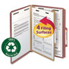 100% Recycled Pressboard Classification Folders, 2 Dividers, Legal Size, Gray-green, 10/box 100% Recycled Pressboard Classification Folders, 2 Dividers, Legal Size, Gray-green, 10/box