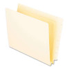 Manila End Tab Expansion Folders, Straight Tabs, Letter Size, 1.5" Expansion, Manila, 50/box