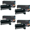 Lexmark C7722 Set | C7722CX C7722KX C7722MX C7722YX | Original Lexmark Extra High-Yield Toner Cartridges – Black, Cyan, Magenta, Yellow Lexmark C7722 Set | C7722CX C7722KX C7722MX C7722YX | Original Lexmark Extra High-Yield Toner Cartridges – Black, Cyan, Magenta, Yellow