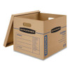 Smoothmove Classic Moving/storage Boxes, Medium, Half Slotted Container (hsc), 18" X 15" X 14", Brown Kraft/blue, 8/carton Smoothmove Classic Moving/storage Boxes, Medium, Half Slotted Container (hsc), 18" X 15" X 14", Brown Kraft/blue, 8/carton