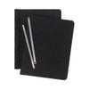 Pressboard Report Cover With Tyvek Reinforced Hinge, Two-piece Prong Fastener, 3" Capacity, 8.5 X 11, Black/black Pressboard Report Cover With Tyvek Reinforced Hinge, Two-piece Prong Fastener, 3" Capacity, 8.5 X 11, Black/black