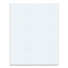 Quadrille Pads, Quadrille Rule (5 Sq/in), 50 White 8.5 X 11 Sheets