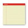 Glue Top Pads, Wide/legal Rule, 50 Canary-yellow 8.5 X 11 Sheets, Dozen