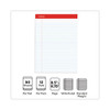 Perforated Ruled Writing Pads, Wide/legal Rule, Red Headband, 50 White 8.5 X 11.75 Sheets, Dozen Perforated Ruled Writing Pads, Wide/legal Rule, Red Headband, 50 White 8.5 X 11.75 Sheets, Dozen