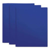 Two-pocket Plastic Folders, 100-sheet Capacity, 11 X 8.5, Navy Blue, 10/pack Two-pocket Plastic Folders, 100-sheet Capacity, 11 X 8.5, Navy Blue, 10/pack