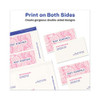 Printable Microperforated Business Cards W/sure Feed Technology, Inkjet, 2 X 3.5, White, 250 Cards, 10/sheet, 25 Sheets/pack