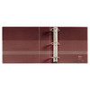 Heavy-duty Non-view Binder With Durahinge And Locking One Touch Ezd Rings, 3 Rings, 3" Capacity, 11 X 8.5, Maroon