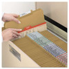 Top Tab Fastener Folders, Guide-height 2/5-cut Tabs: Right Of Center, 2 Fasteners, Legal Size, 11-pt Kraft Exterior, 50/box