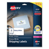 Glossy White Easy Peel Mailing Labels W/ Sure Feed Technology, Laser Printers, 1 X 2.63, White, 30/sheet, 25 Sheets/pack Glossy White Easy Peel Mailing Labels W/ Sure Feed Technology, Laser Printers, 1 X 2.63, White, 30/sheet, 25 Sheets/pack