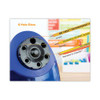 Quietsharp 6 Classroom Electric Pencil Sharpener, Ac-powered, 6.13 X 10.69 X 9, Blue