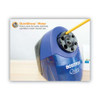 Quietsharp 6 Classroom Electric Pencil Sharpener, Ac-powered, 6.13 X 10.69 X 9, Blue