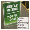 Clear Plastic Sign Holder, Stand-up, 8 1/2 X 11 Clear Plastic Sign Holder, Stand-up, 8 1/2 X 11