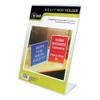 Clear Plastic Sign Holder, Stand-up, 8 1/2 X 11 Clear Plastic Sign Holder, Stand-up, 8 1/2 X 11