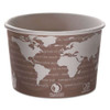 World Art Renewable And Compostable Food Container, 8 Oz, 3.04" Diameter X 2.38"h, Brown, 50/pack, 20 Packs/carton World Art Renewable And Compostable Food Container, 8 Oz, 3.04" Diameter X 2.38"h, Brown, 50/pack, 20 Packs/carton