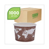 World Art Renewable And Compostable Food Container, 8 Oz, 3.04" Diameter X 2.38"h, Brown, 50/pack, 20 Packs/carton World Art Renewable And Compostable Food Container, 8 Oz, 3.04" Diameter X 2.38"h, Brown, 50/pack, 20 Packs/carton