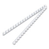 Plastic Comb Bindings, 5/16" Diameter, 40 Sheet Capacity, White, 100/pack Plastic Comb Bindings, 5/16" Diameter, 40 Sheet Capacity, White, 100/pack