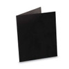 Two-pocket Portfolio, Embossed Leather Grain Paper, 11 X 8.5, Black, 25/box Two-pocket Portfolio, Embossed Leather Grain Paper, 11 X 8.5, Black, 25/box
