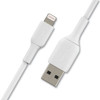 Boost Charge Lightning To Usb-a Chargesync Cable, 9.8 Ft, White