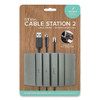 Cable Station 2, 4.75" X 2.75" Gray Cable Station 2, 4.75" X 2.75" Gray