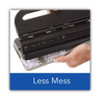24-sheet Easy Touch Two- To Seven-hole Precision-pin Punch, 9/32" Holes, Black 24-sheet Easy Touch Two- To Seven-hole Precision-pin Punch, 9/32" Holes, Black