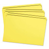 Reinforced Top Tab Colored File Folders, Straight Tabs, Legal Size, 0.75" Expansion, Yellow, 100/box Reinforced Top Tab Colored File Folders, Straight Tabs, Legal Size, 0.75" Expansion, Yellow, 100/box