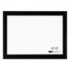 Home Decor Magnetic Combo Dry Erase With Cork Board On Bottom, 23 X 17, Espresso Wood Frame