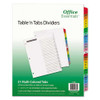 Table 'n Tabs Dividers, 31-tab, 1 To 31, 11 X 8.5, White, 1 Set Table 'n Tabs Dividers, 31-tab, 1 To 31, 11 X 8.5, White, 1 Set
