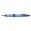 One Hybrid Gel Pen, Stick, Fine 0.5 Mm, Black Ink, Blue Barrel, 10/box
